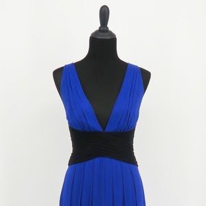 BCBG Maxazria Color Blocked Evening Gown